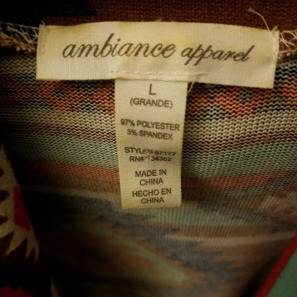 Aztec Print Sweater - Picture 3 of 3